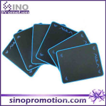 Mini Size Non-Slip Rubber Base Textured Wide Black Mousepad